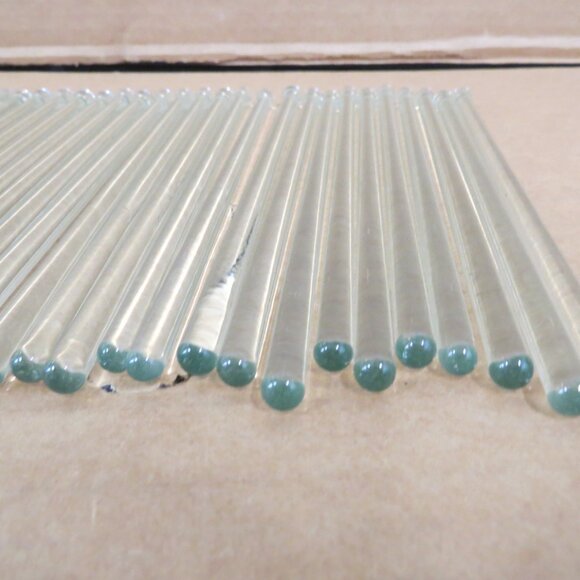 Lot of 30 Chemistry Medical Lab 8" Ball End Glass Rods Stirrers Agitators - Picture 6 of 7